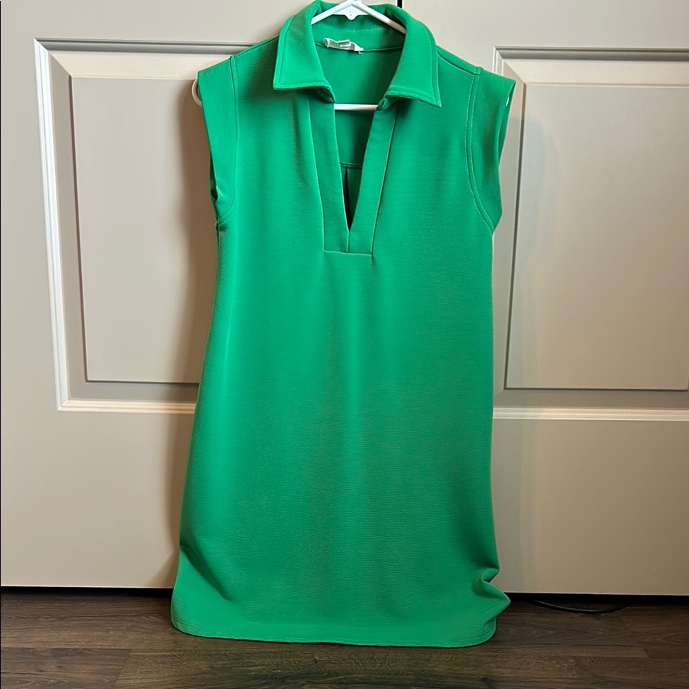Kelly Green Casual Dress